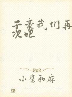 子豪我们再做一次吧