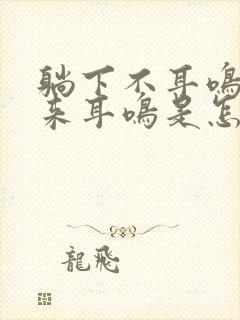 躺下不耳鸣站起来耳鸣是怎么回事封面