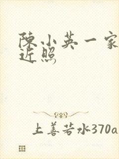 陈小英一家三口近照