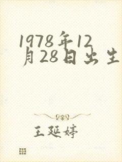 1978年12月28日出生的命运封面