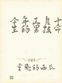 今年正月十六出生的男孩命运怎样