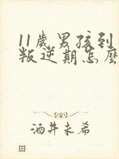 11岁男孩到了叛逆期怎么办