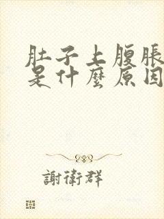 肚子上腹胀胀的是什么原因