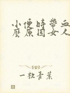 小便时带血是什么原因女人