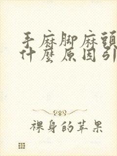 手麻脚麻头麻是什么原因引起的,怎么解决封面