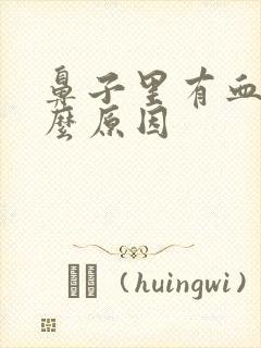 鼻子里有血是什么原因