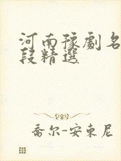 河南豫剧名家名段精选