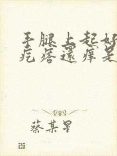 手腿上起好多红疙瘩还痒是怎么了