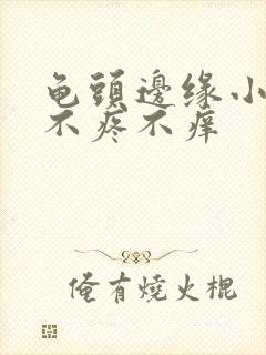 龟头边缘小疙瘩不疼不痒封面