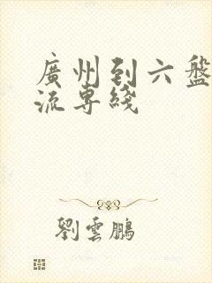 广州到六盘水物流专线