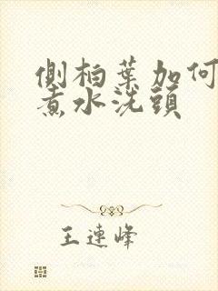 侧柏叶加何首乌煮水洗头