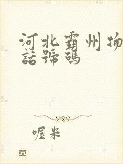 河北霸州物流电话号码