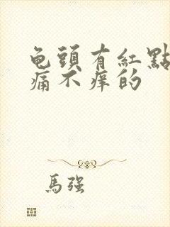 龟头有红点点不痛不痒的