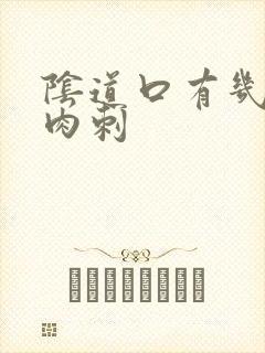 阴道口有几个小肉刺