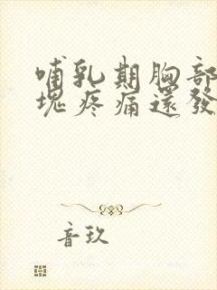 哺乳期胸部有硬块疼痛还发烧怎么办