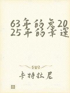 63年的兔2025年的幸运颜色?