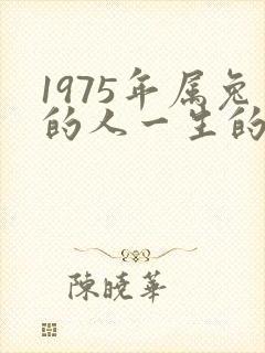 1975年属兔的人一生的命运怎么样