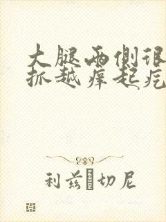 大腿两侧很痒越抓越痒起疙瘩