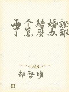 两个结婚证都丢了怎么办离婚