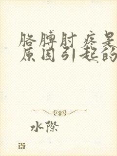 胳膊肘疼是什么原因引起的