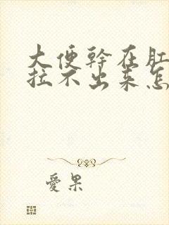 大便干在肛门口拉不出来怎么办