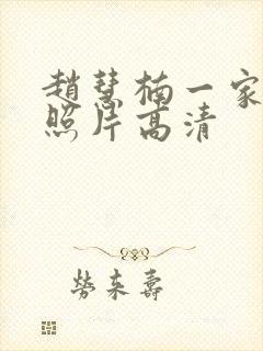 赵慧楠一家三口照片高清