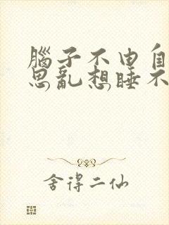 脑子不由自主胡思乱想睡不着