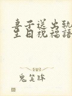 妻子送出轨老公生日祝福语封面