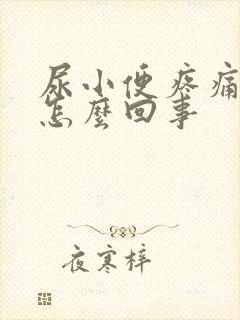 尿小便疼痛还疼怎么回事封面