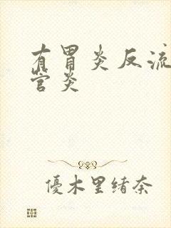 有胃炎反流性食管炎