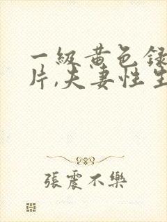 一级黄色录像影片,夫妻性生活影片