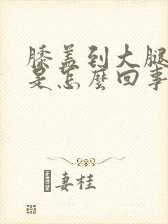 膝盖到大腿酸疼是怎么回事