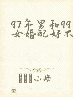97年男和99女婚配好不好