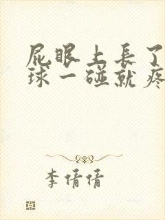 屁眼上长了个肉球一碰就疼