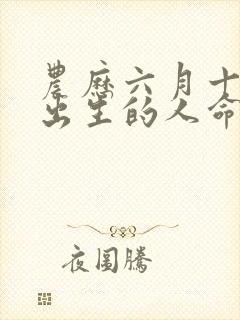 农历六月十一日出生的人命运