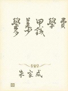 学美甲学费大概多少钱