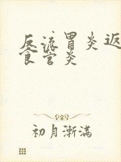 反流胃炎返流性食管炎