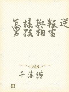 怎样与叛逆期的男孩相处