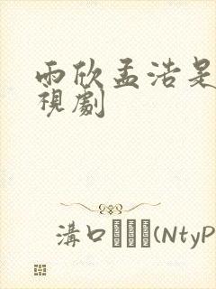 雨欣孟浩是啥电视剧