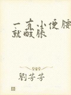 一有小便腰背部就酸胀