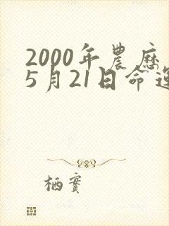 2000年农历5月21日命运