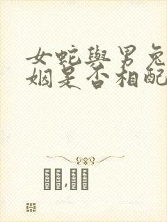 女蛇与男兔的婚姻是否相配