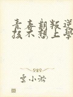 青春期叛逆期男孩不想上学