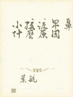 小孩流卑鼻血是什么原因