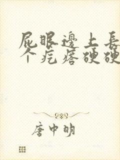 屁眼边上长了一个疙瘩硬硬的疼封面