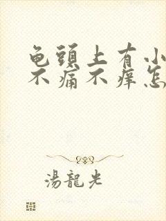 龟头上有小红斑不痛不痒怎么回事封面