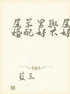 属羊男与属兔女婚配好不好