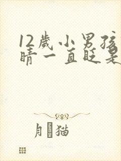 12岁小男孩眼睛一直眨是怎么回事呀?