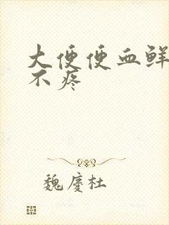 大便便血鲜红色不疼