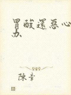 胃酸还恶心怎么办封面